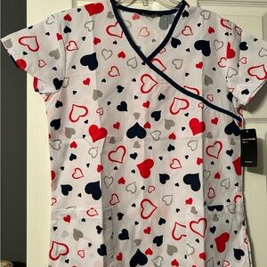 Just Love scrub top. Small. NWT